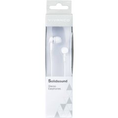 Vivanco 38902 Solidsound Stereo Earphones - White 1.2M