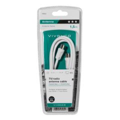 Vivanco 43062 1.5 Mtr Co Ax Plug To Plug