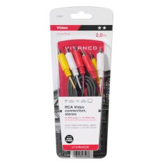 Vivanco 47503 B47/50 20AV 3 x RCA PLUG - 3 x RCA PLUG 2M