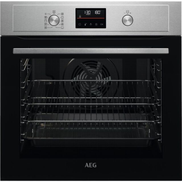 Aeg BPX53506EM Built-In Electric Single Oven - Stainless Steel - A+ Rated