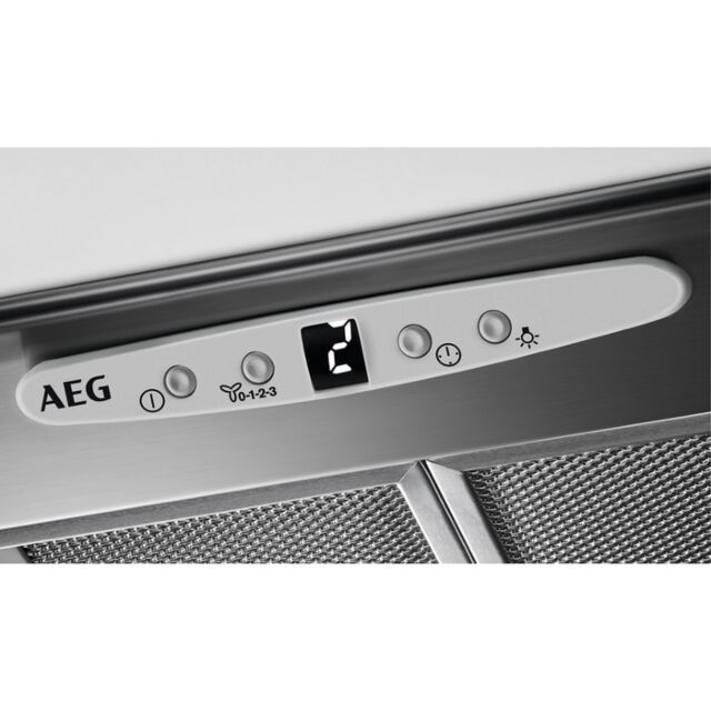 Aeg DGB3850M 70Cm Wide Canopy Hood - Stainless Steel - C Rated