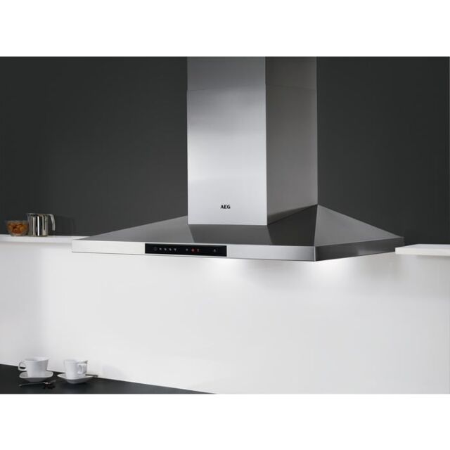 Aeg DKB5960HM 90Cm Wide Chimney Hood - Stainless Steel - A Rated