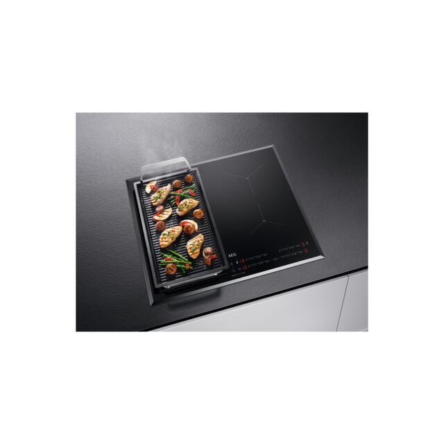 Aeg IAE64421FB 59Cm 4 Zone Hob2hood Maxisense Induction Hob – Black