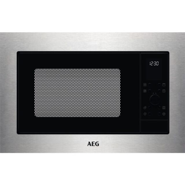 Aeg MSE2527DM Built-In Microwave + Grill - Black / Stainless Steel