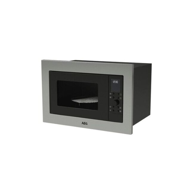 Aeg MSE2527DM Built-In Microwave + Grill - Black / Stainless Steel