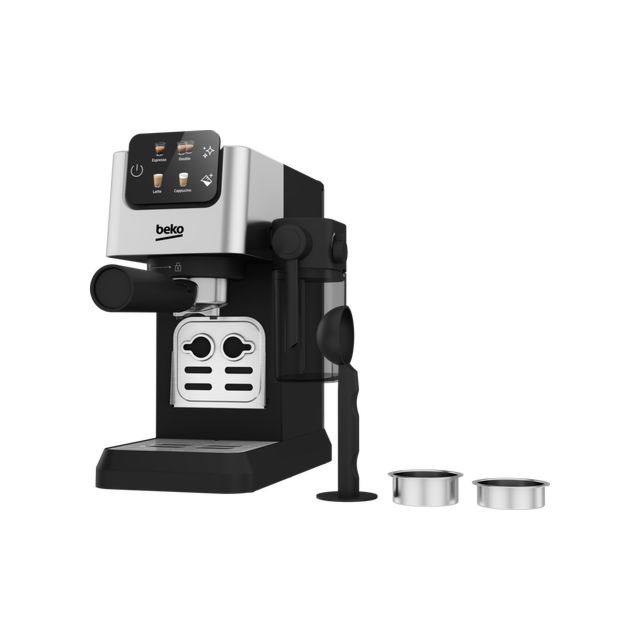 Beko CEP5304X Caffeexperto Manual Espresso With Steam Wand - Black