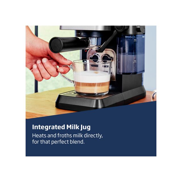 Beko CEP5304X Caffeexperto Manual Espresso With Steam Wand - Black