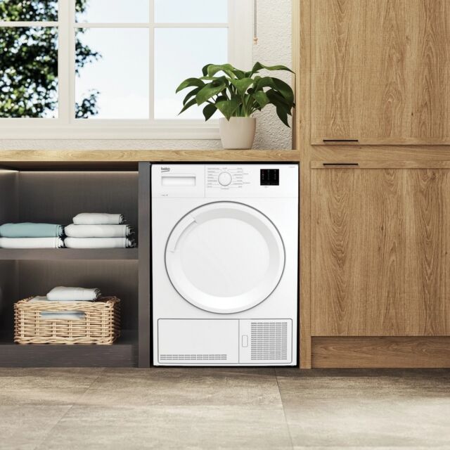 Beko DTKCE80021W 8Kg Condenser Tumble Dryer - White
