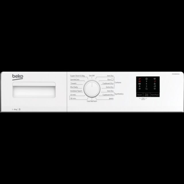 Beko DTKCE80021W 8Kg Condenser Tumble Dryer - White