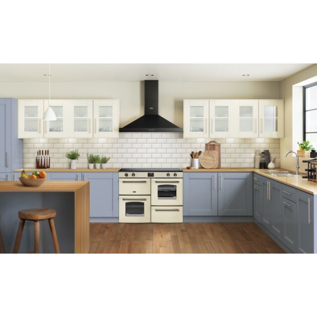 Belling 444411842 Farmhouse 110Ei 110Cm Wide Electric Range Cooker With Induction Hob - Cream - A/A