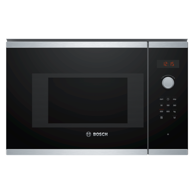 Bosch BFL523MS0B Built-In Microwave - Stainless Steel / Black