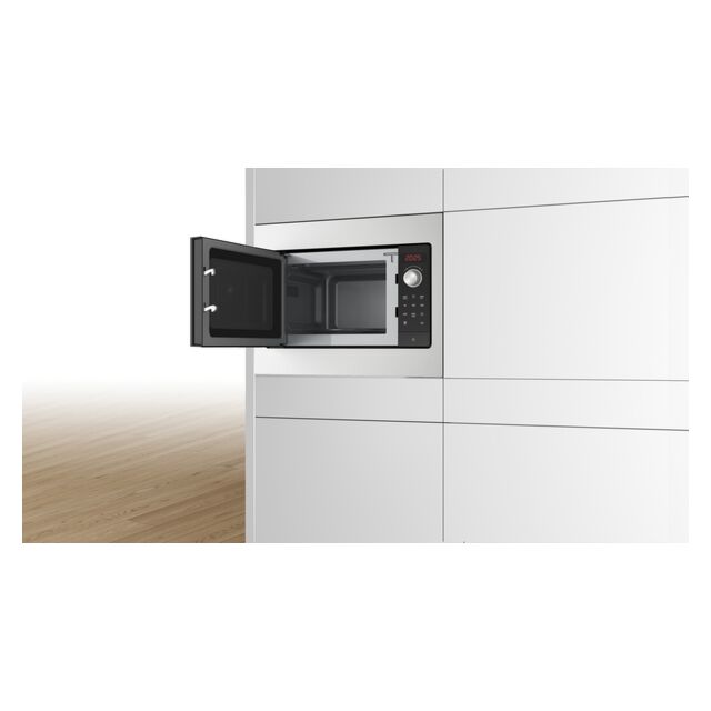 Bosch BFL523MS3B Built-In Microwave - Black / Stainless