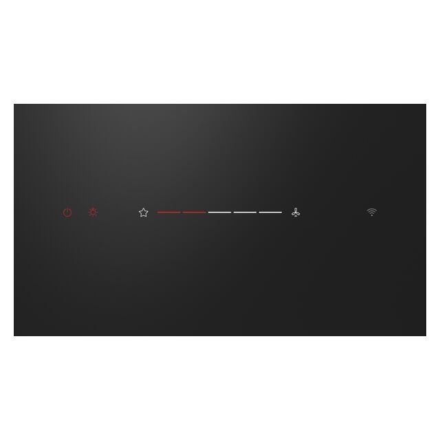 Bosch DWK91LT60B 90Cm Black Glass Angled Cooker Hood