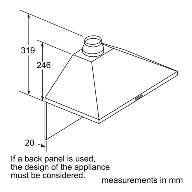 Bosch DWP94BC50B Wall-Mounted Cooker Hood 90 Cm Stainless Steel