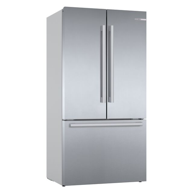Bosch KFF96PIEP American Fridge Freezer, Plumbed, Stainless Steel, E Rated