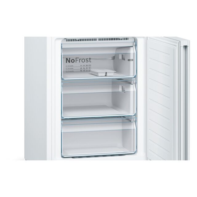 Bosch KGN392WEBG 60Cm 70/30 Frost Free Fridge Freezer - White - E Rated