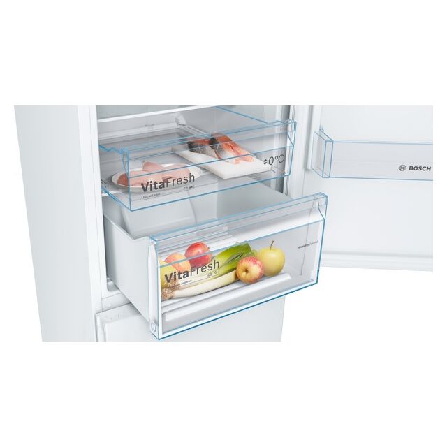 Bosch KGN392WEBG 60Cm 70/30 Frost Free Fridge Freezer - White - E Rated