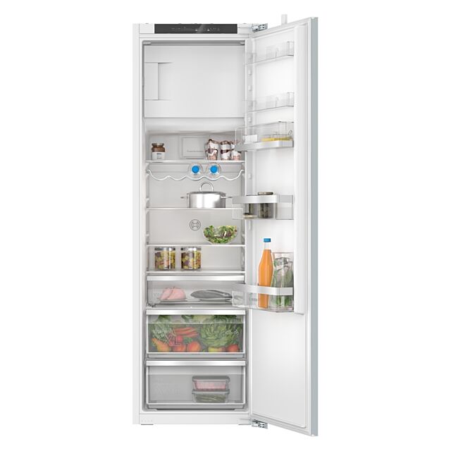 Bosch KIL82ADD0G Built-In Fridge With Freezer Section, 177.5 X 56 Cm, Soft Close Flat Hinge