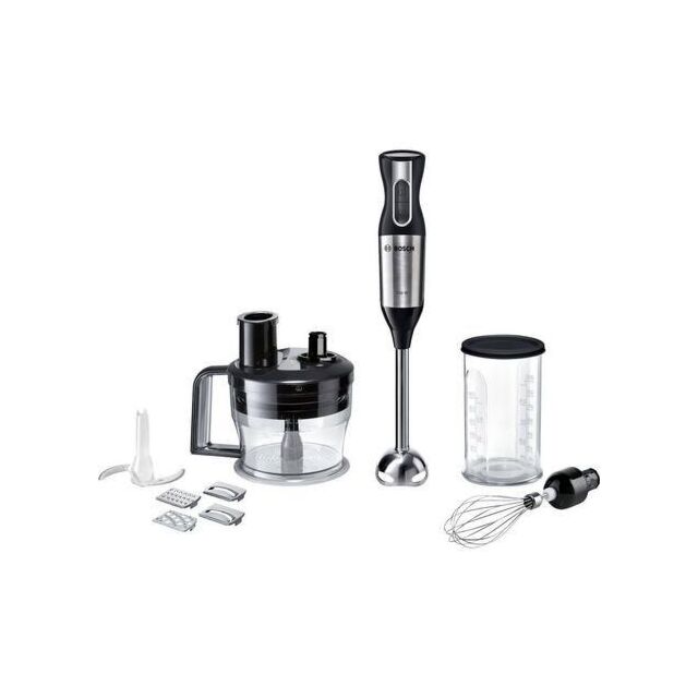 Bosch MSM6S90BGB Ergomixx Hand Blender With Food Processor 750W - Black + Silver