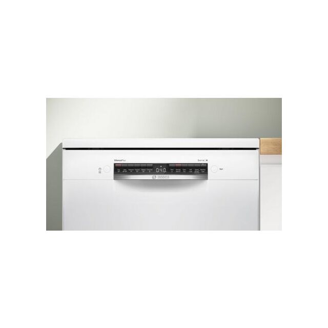 Bosch SMS4EKW06G Free-Standing Dishwasher - White - 13 Place Settings