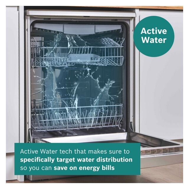 Bosch SPV4EMX17G Slimline Fully Integrated Dishwasher - B Rated