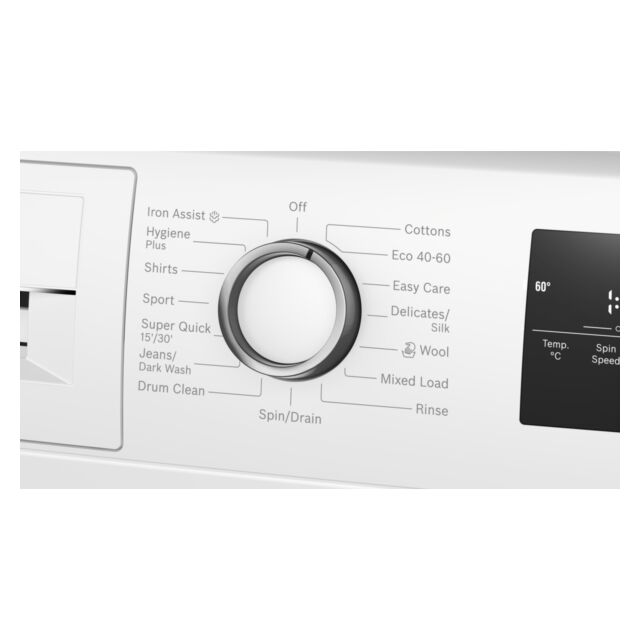Bosch WAN28255GB Washing Machine, Front Loader, 9 Kg, Max. 1400 Rpm