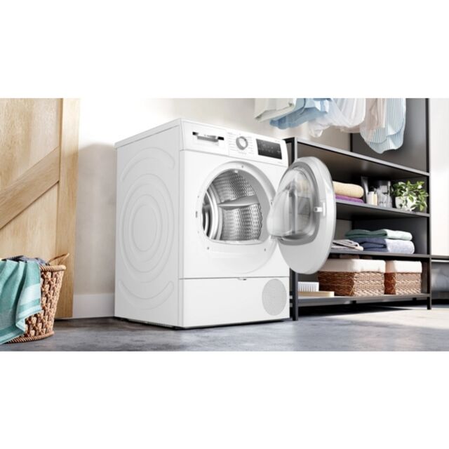 Bosch WTH85226GB 8Kg Heat Pump Tumble Dryer - White