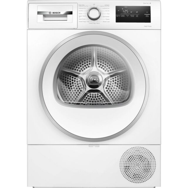 Bosch WTH85226GB 8Kg Heat Pump Tumble Dryer - White
