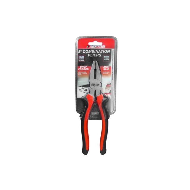 Dekton DT20146 8' Combination Pliers Red/Black