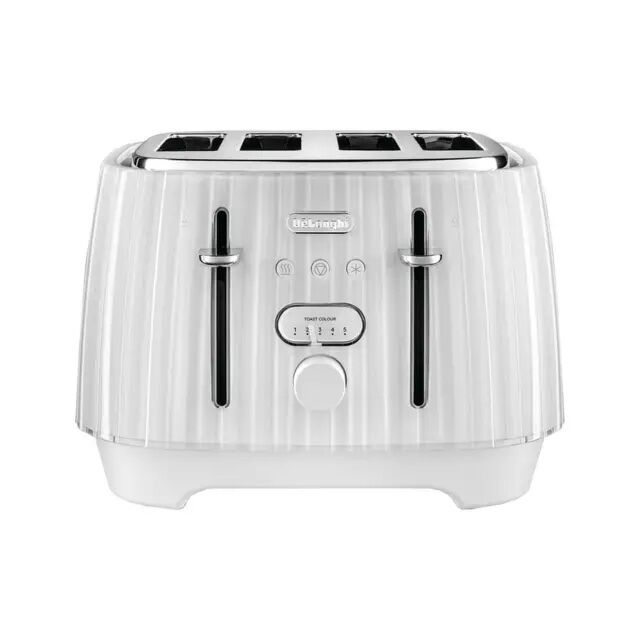 Delonghi CTD4003.W-MAX 4 Slice Ballerina Toaster White