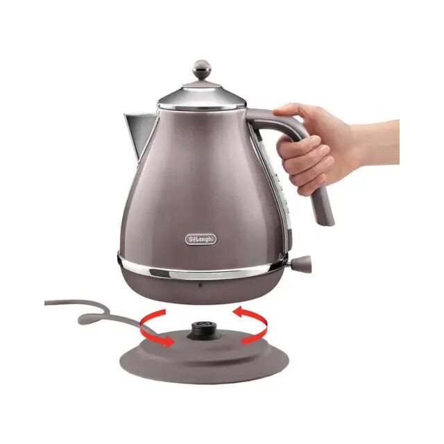 Delonghi KBOT3001.PK 1.7L Icona Metallics Kettle Pink