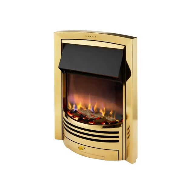 Dimplex GLN20BR3D Glencoe Optiflame 3D Inset Fire 2.0 Kw Brass
