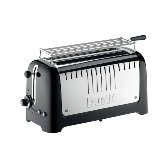 Dualit 46025 4 Slice 2 Long Slot Toaster Black