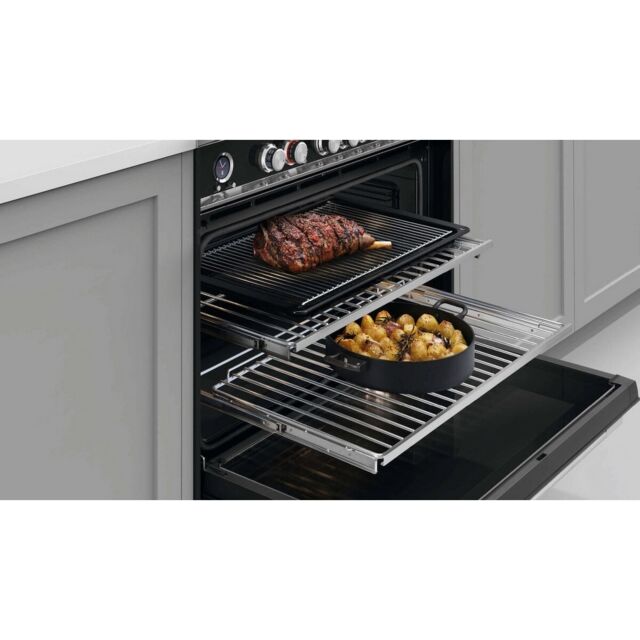 Fisher + Paykel OR90SCI6B1 90Cm 5 Zone Induction Pyrolytic Cooker - Black