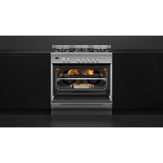 Fisher + Paykel OR90SDG4X1 81723 900Mm Dual Fuel Range Cooker Stainless Steel