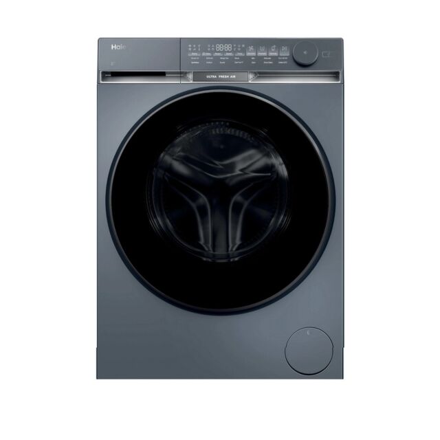 Haier HW100-B14387GUU 10Kg, 1400 Spin Washing Machine - Graphite