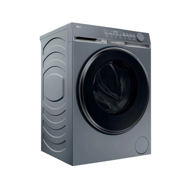 Haier HW100-B14387GUU 10Kg, 1400 Spin Washing Machine - Graphite
