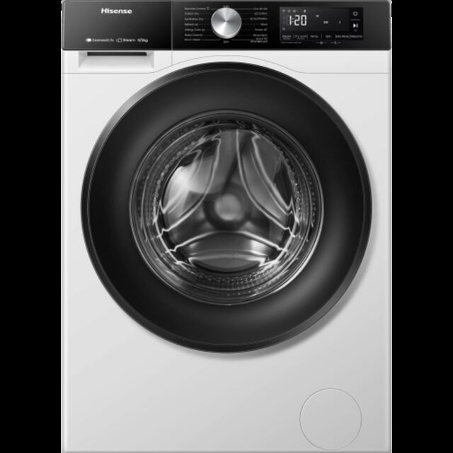 Hisense WD3S8043BW3 Wifi-Enabled 8Kg/5Kg 1400 Spin Washer Dryer - White