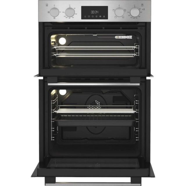 Hotpoint DIH10DIX Built In Electric Fan Double Oven - Stainless Steel