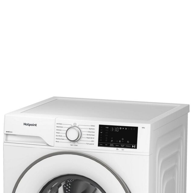 Hotpoint H101ANTISTAINUK 10Kg 1400 Spin Washing Machine - White