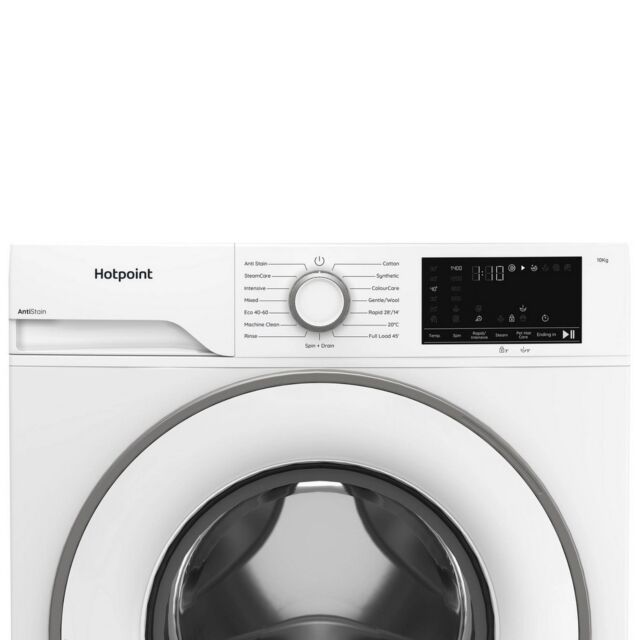 Hotpoint H101ANTISTAINUK 10Kg 1400 Spin Washing Machine - White