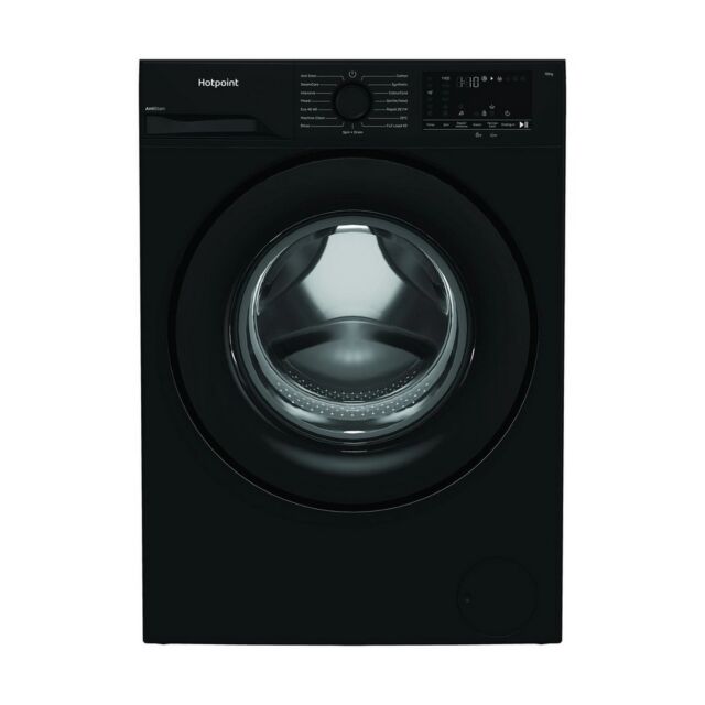 Hotpoint H101BANTISTAINUK 10Kg 1400 Spin Washing Machine - Black