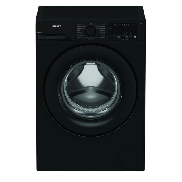 Hotpoint H101BANTISTAINUK 10Kg 1400 Spin Washing Machine - Black