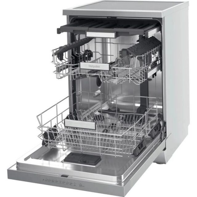 Hotpoint H7FHP43XUK 15 Place Settings Dishwasher - Inox