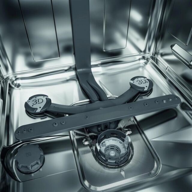 Hotpoint H7FHP43XUK 15 Place Settings Dishwasher - Inox