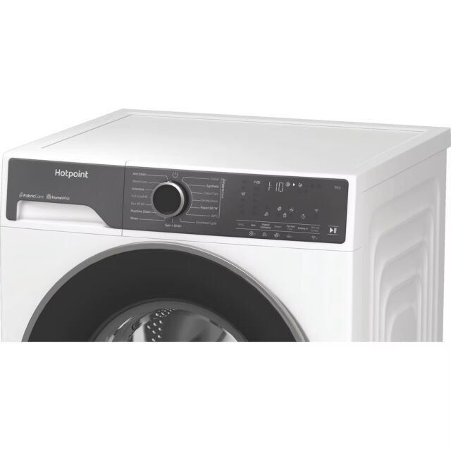 Hotpoint HB103WWCAREUK 10Kg 1400 Spin Washing Machine With Homewhiz - White