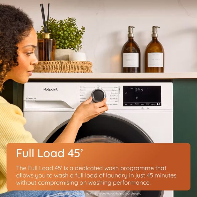 Hotpoint HP105ACAREUK 10Kg 1400 Spin Washing Machine - White