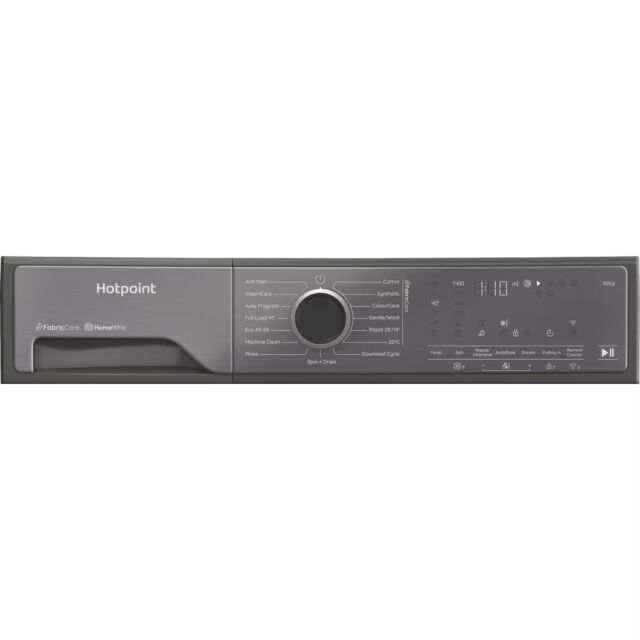 Hotpoint HP105GACARE 10Kg 1400 Spin Washing Machine - Grey