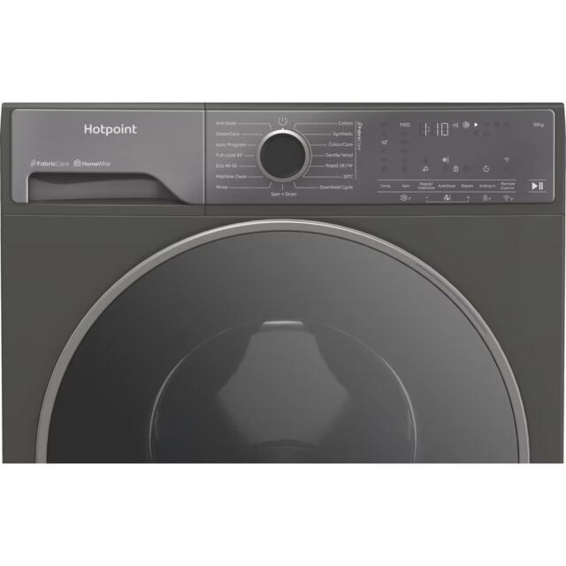 Hotpoint HP105GACARE 10Kg 1400 Spin Washing Machine - Grey