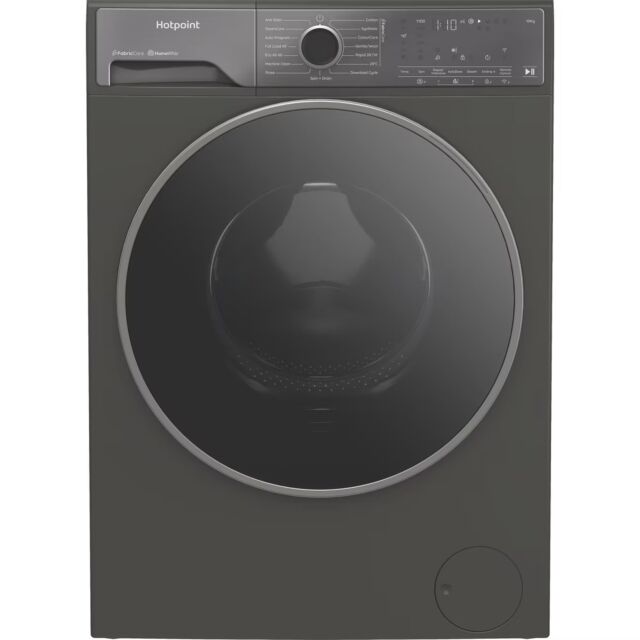 Hotpoint HP105GACARE 10Kg 1400 Spin Washing Machine - Grey